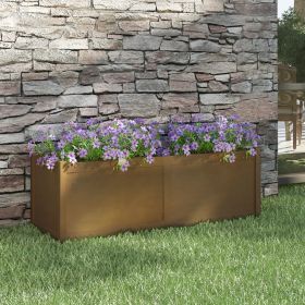 Garden Planter Honey Brown 59.1"x19.7"x19.7" Solid Wood Pine