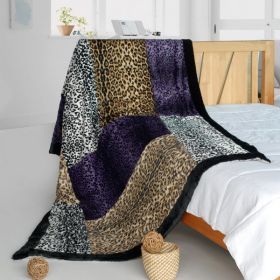 Onitiva - [Minimalism] Patchwork Throw Blanket (61 by 86.6 inches)