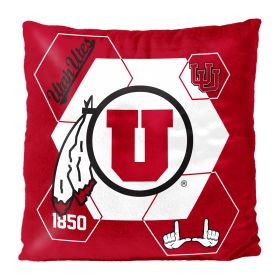 Utah OFFICIAL NHL "Connector" Double Sided Velvet Pillow; 16" x 16"