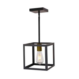 Adjustable Metal Hanging Lamp Cage For Kitchen (Color: As pic show, Type: Style B)